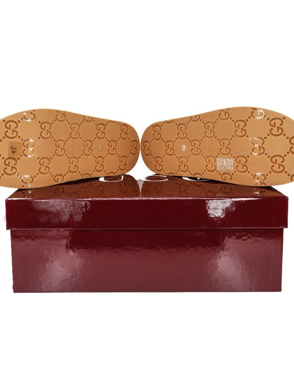 Gucci GG Canvas Platform Slide Sandals - Picture 11 of 11